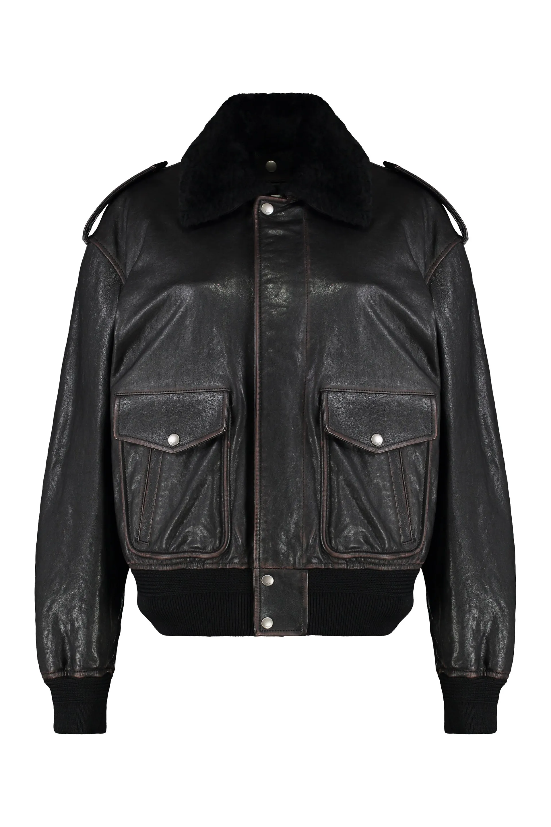 Lambskin Bomber Jacket sold by Lord & Taylor