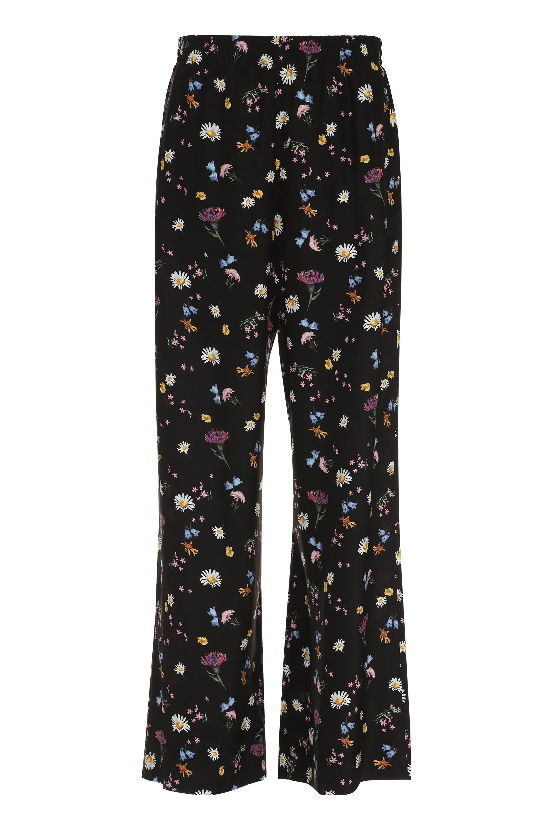 Printed Silk Straight Trousers sold by Lord & Taylor