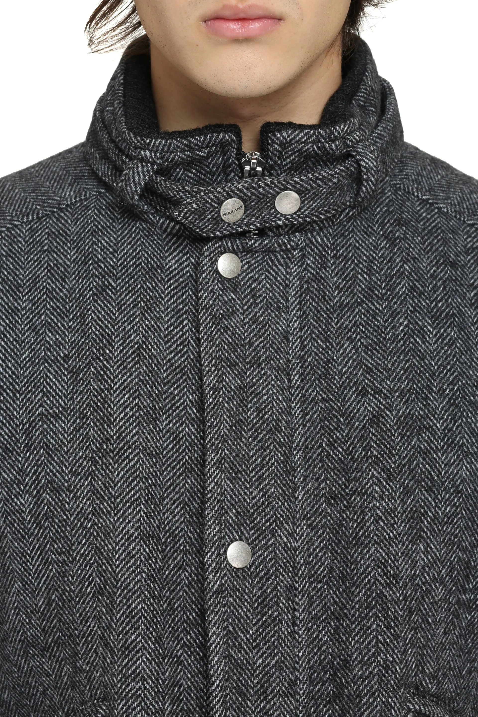 Peter Wool Bomber Jacket sold by Lord & Taylor product image thumbnail 5