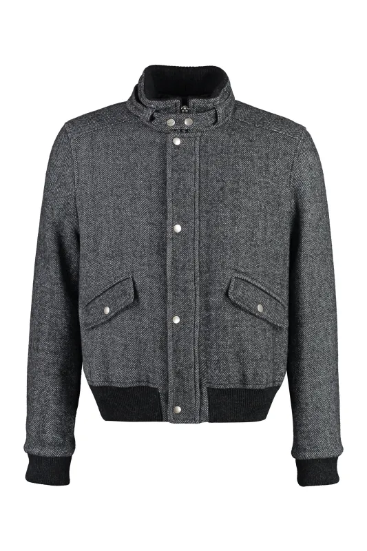 Peter Wool Bomber Jacket made by Isabel Marant