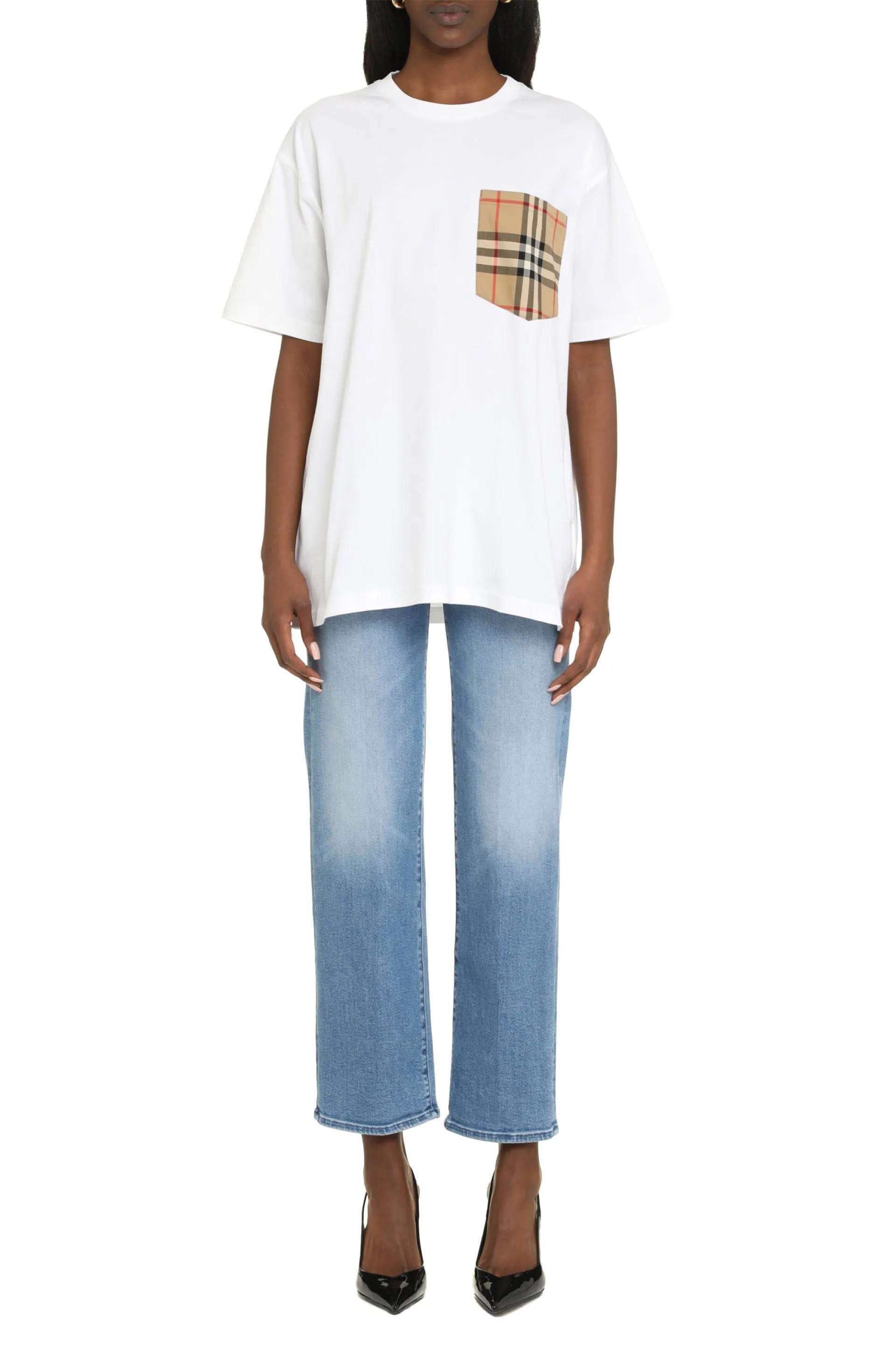Cotton Crew-Neck T-Shirt sold by Lord & Taylor product image thumbnail 3