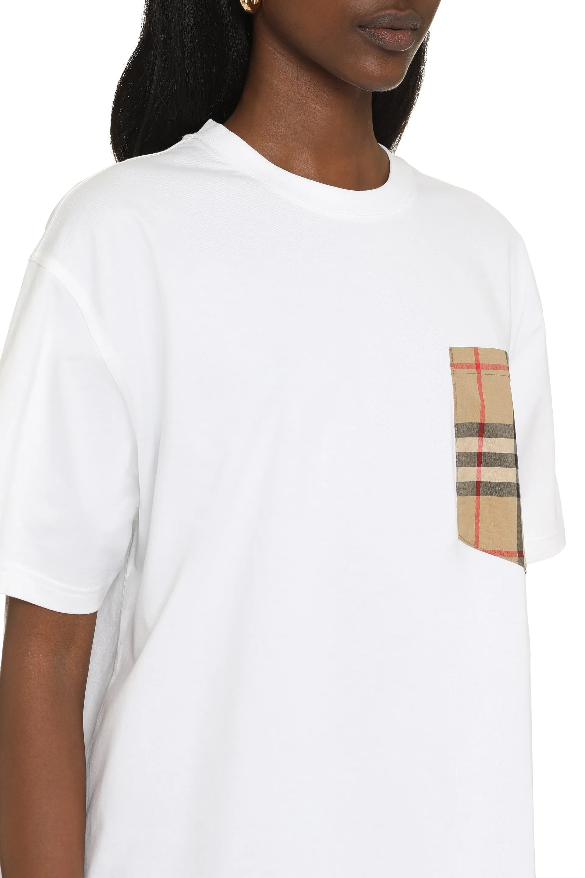 Cotton Crew-Neck T-Shirt sold by Lord & Taylor product image thumbnail 5