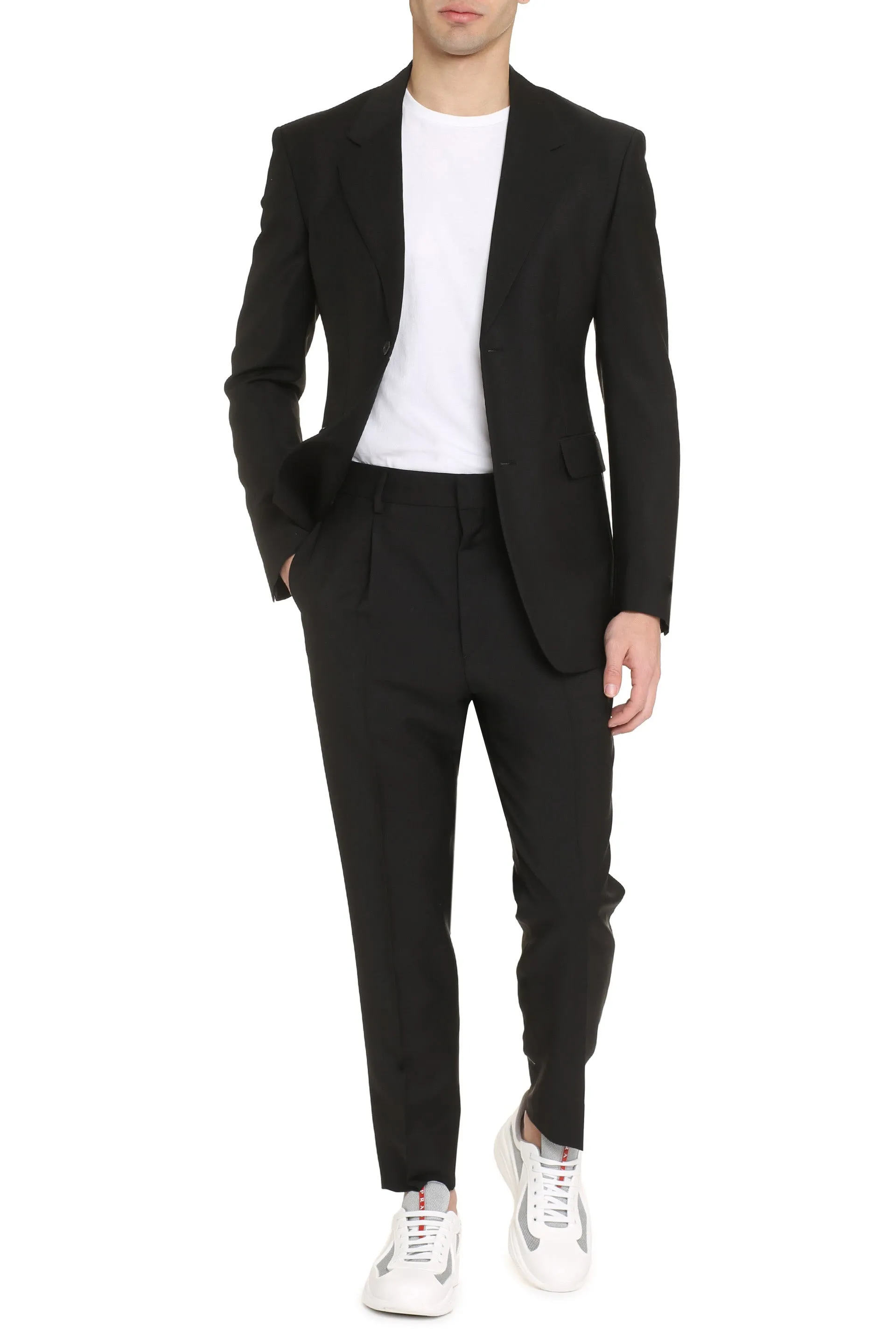 Padded Shoulder Mohair and Wool Blazer sold by Lord & Taylor product image thumbnail 3