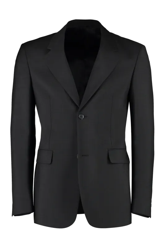 Padded Shoulder Mohair and Wool Blazer sold by Lord & Taylor