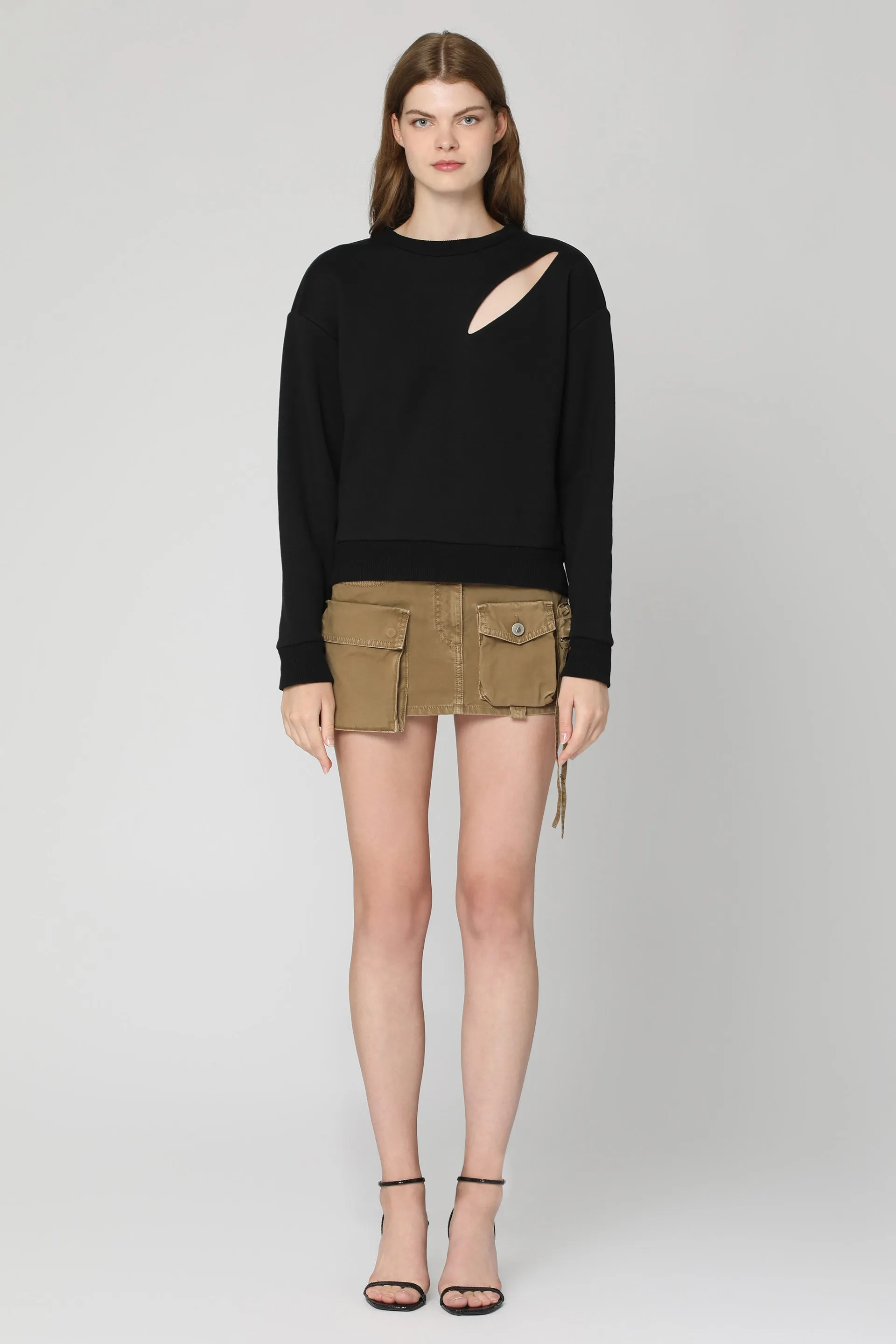 Cotton Crew-Neck Sweatshirt sold by Lord & Taylor product image thumbnail 3