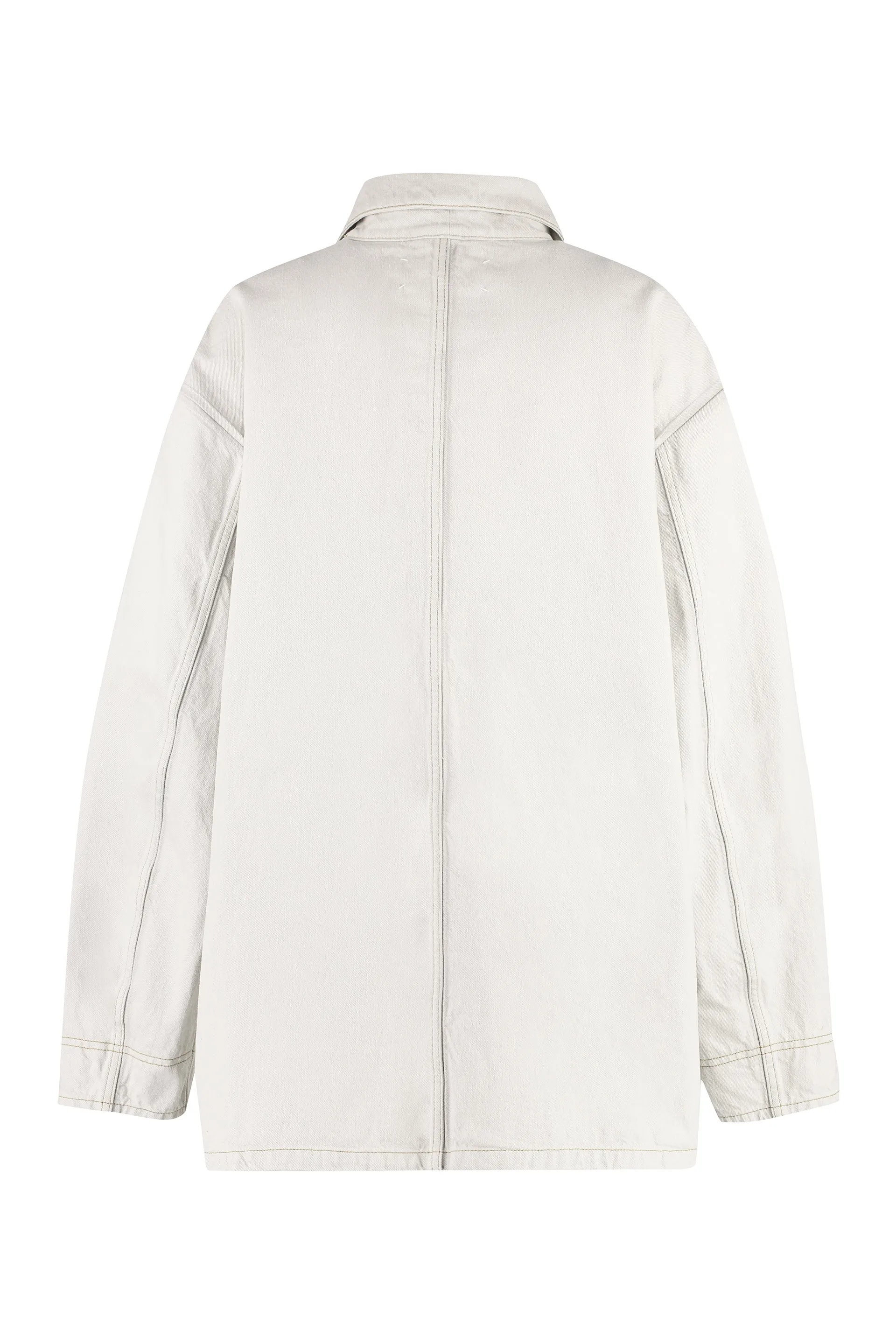 Ecru Denim Jacket sold by Lord & Taylor product image thumbnail 2