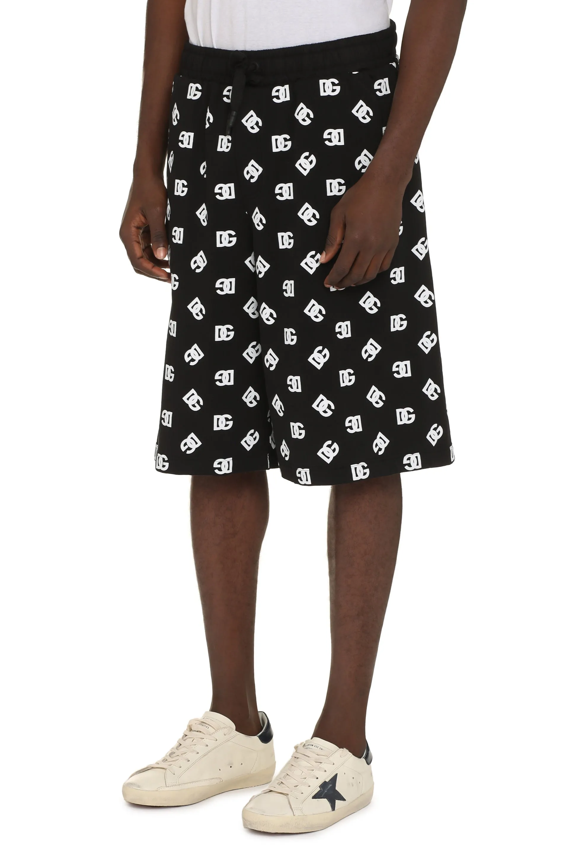 Black Cotton Bermuda Shorts sold by Lord & Taylor product image thumbnail 3