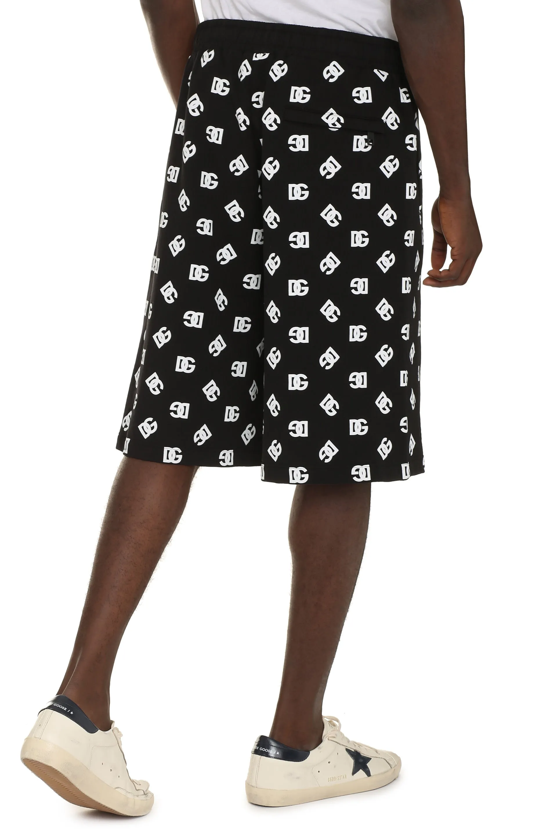 Black Cotton Bermuda Shorts sold by Lord & Taylor product image thumbnail 4
