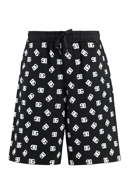 Black Cotton Bermuda Shorts sold by Lord & Taylor