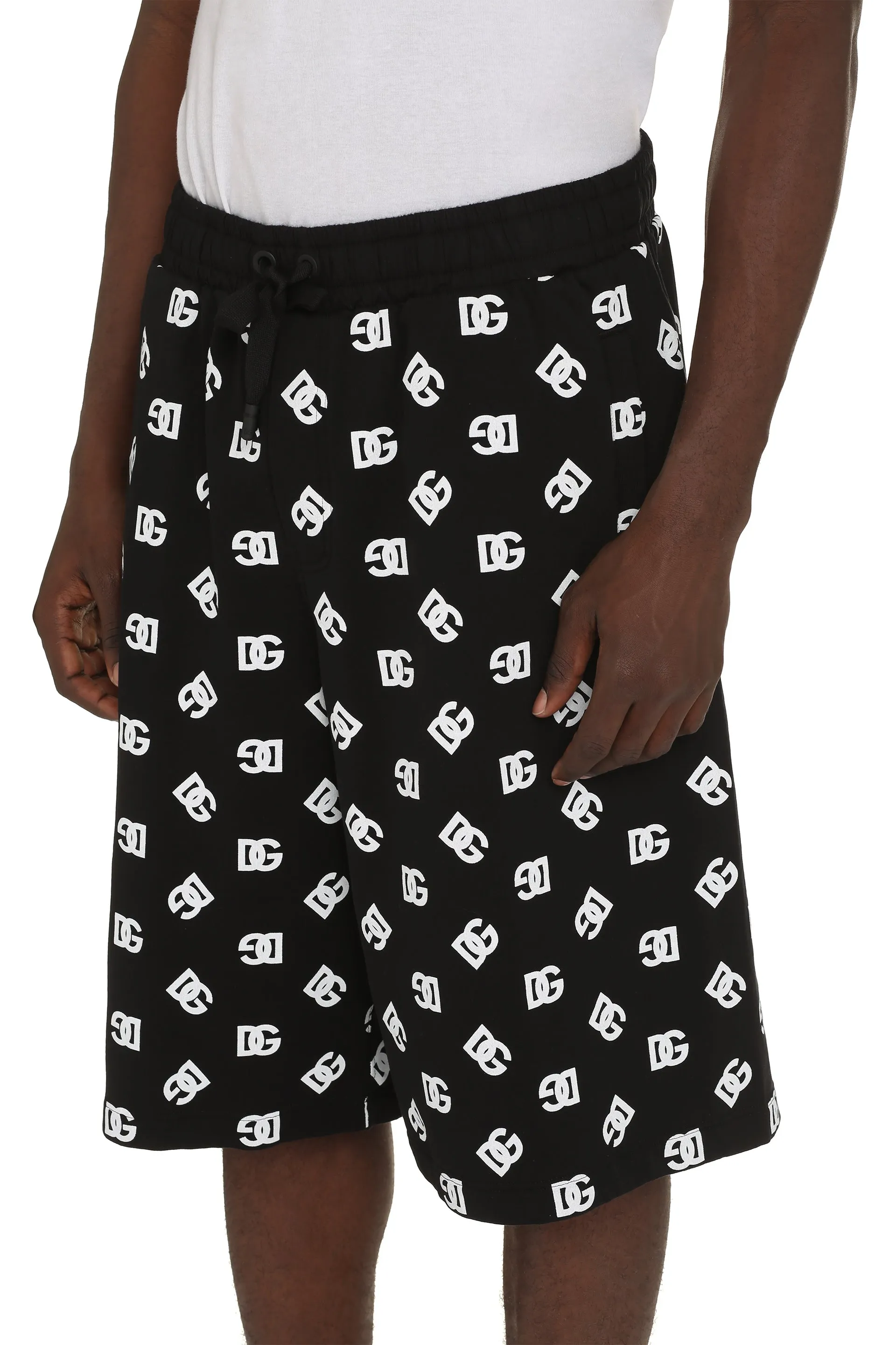 Black Cotton Bermuda Shorts sold by Lord & Taylor product image thumbnail 5