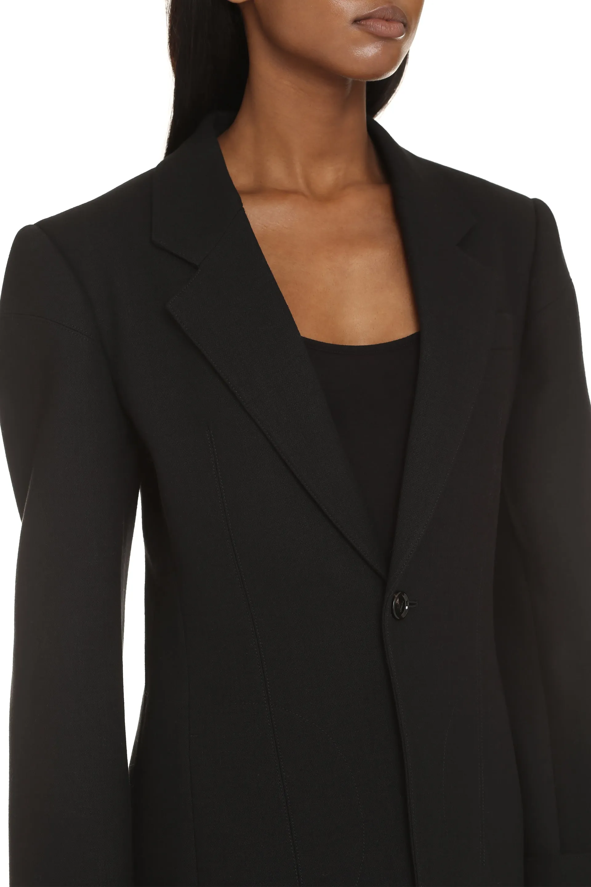 Cotton Blend Single-Breasted Jacket sold by Lord & Taylor product image thumbnail 5