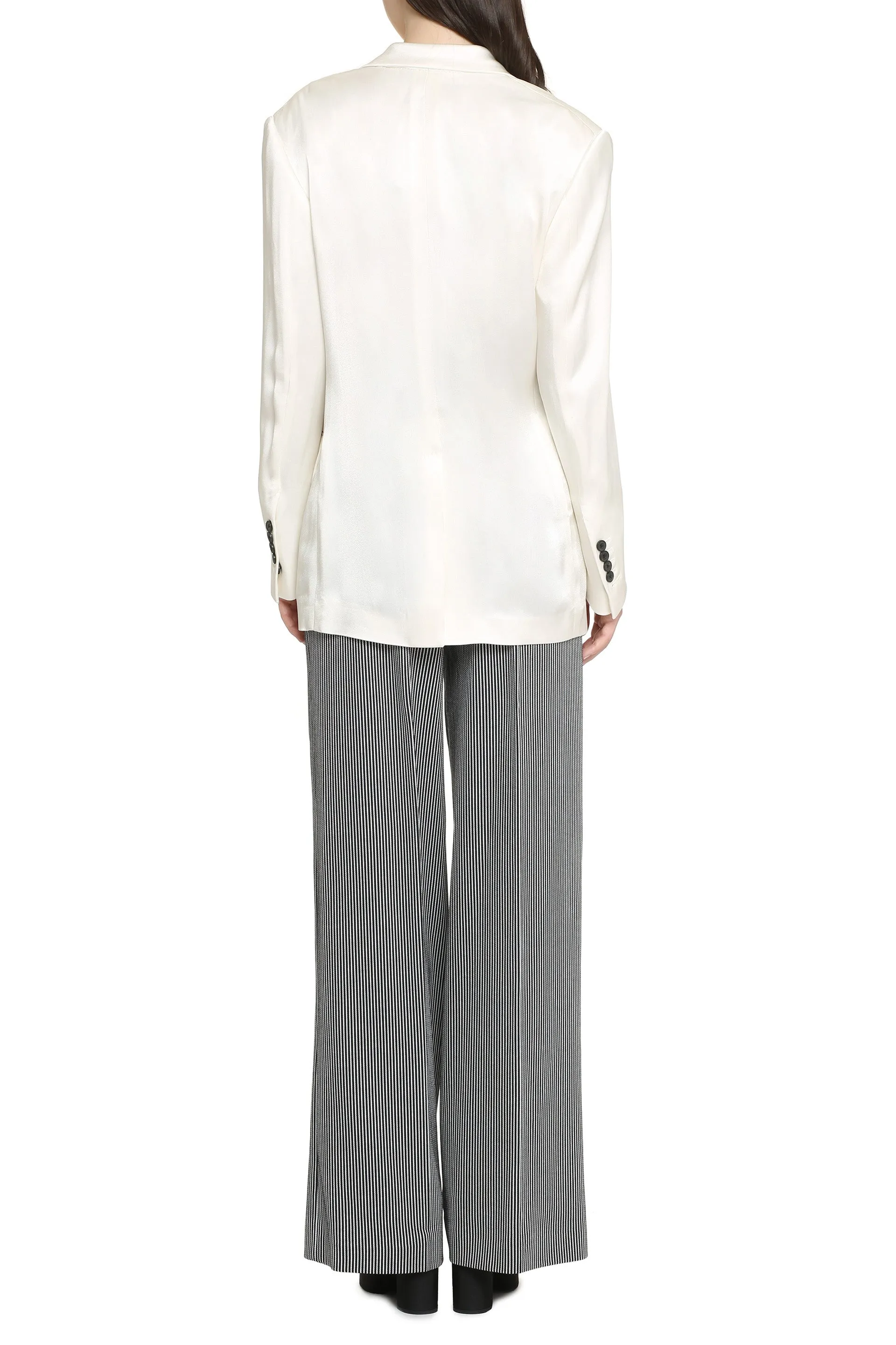 Ivory Double-Breasted Jacket sold by Lord & Taylor product image thumbnail 4