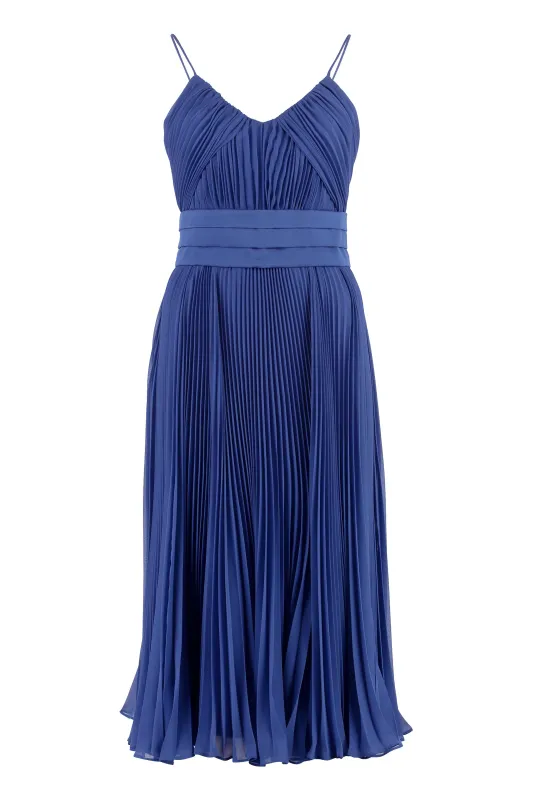 Max Mara Clarino Pleated Midi Dress sold by Lord & Taylor