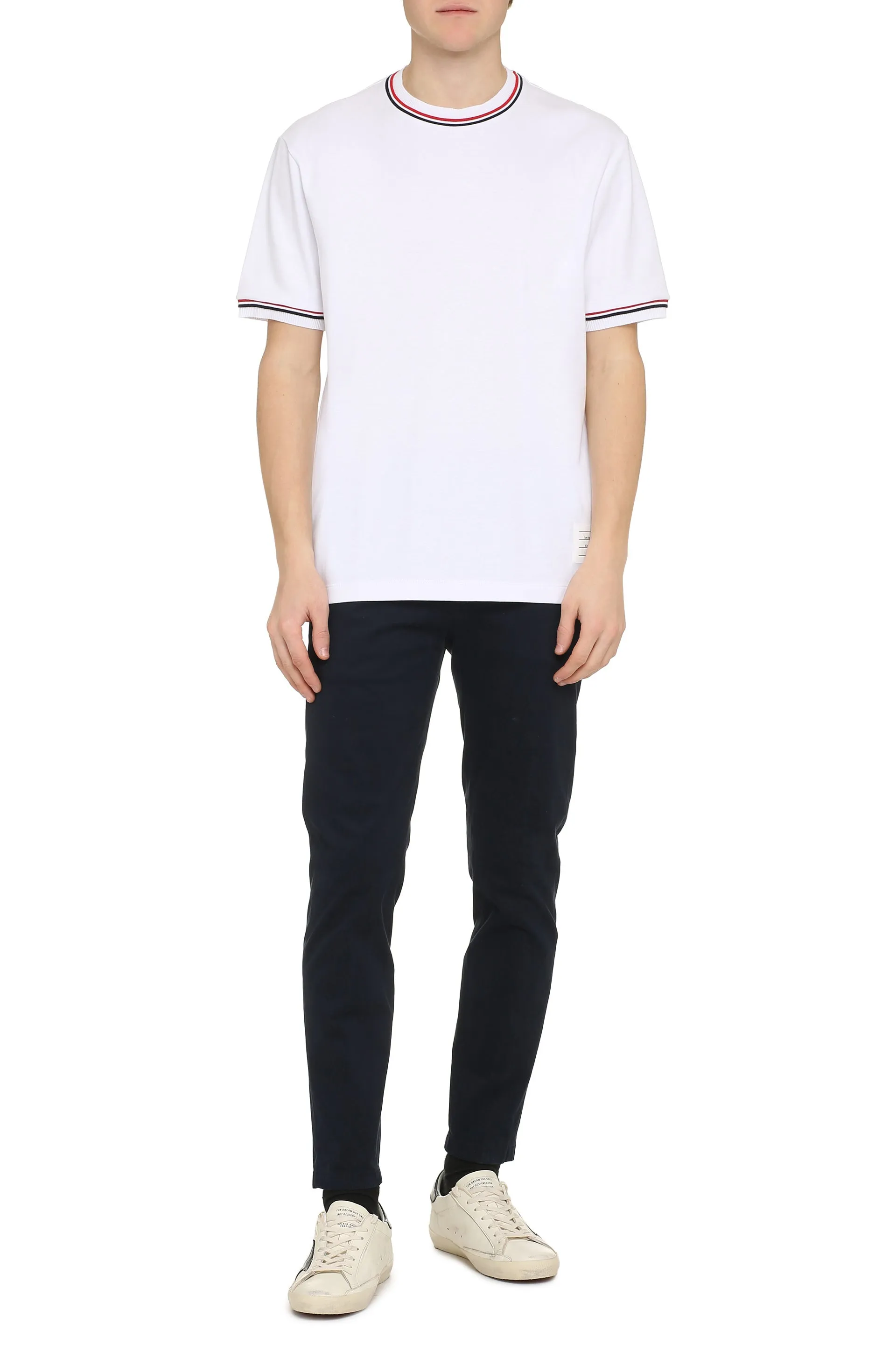 Cotton Crew-Neck T-Shirt sold by Lord & Taylor product image thumbnail 3