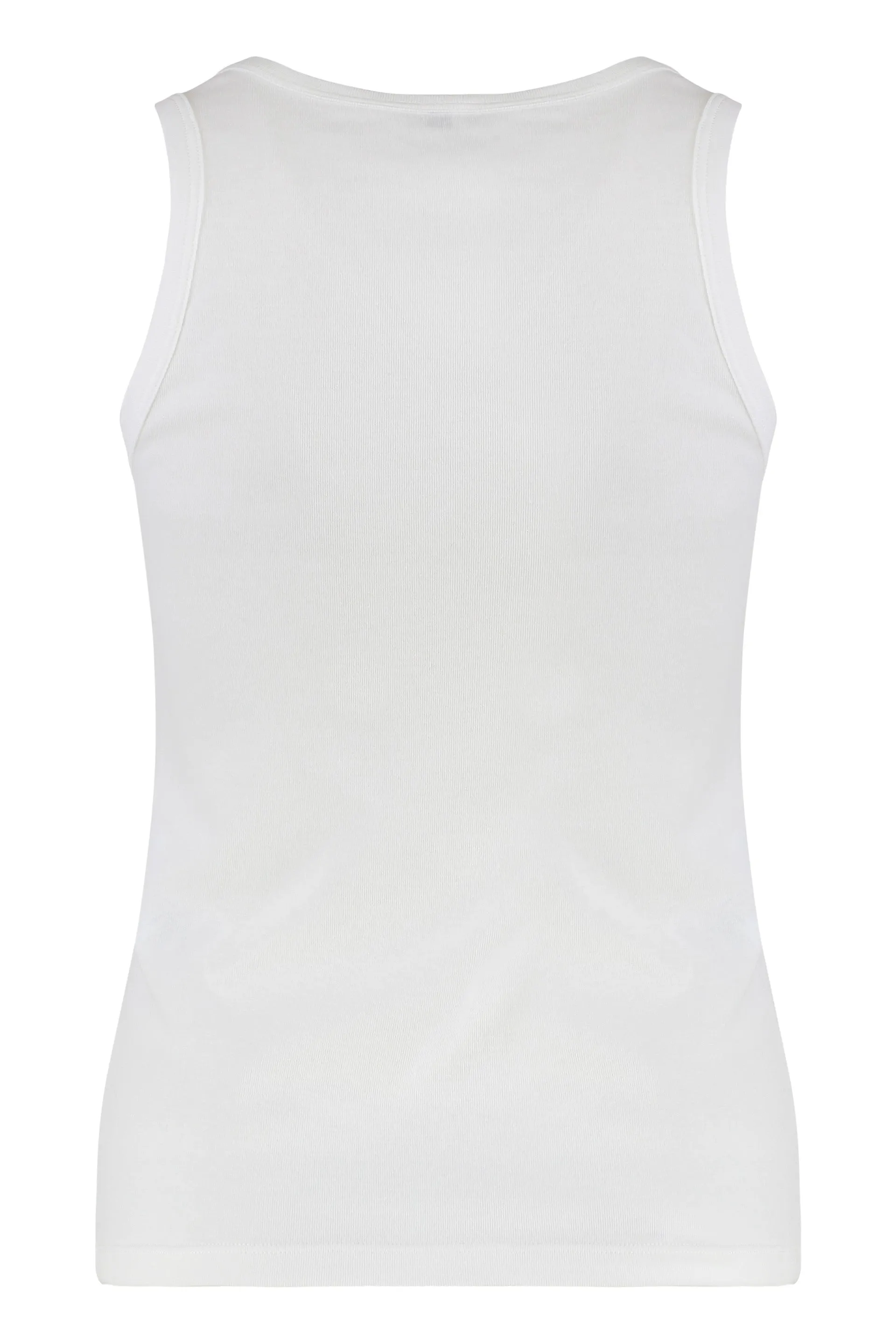 Ribbed Cotton Tank Top sold by Lord & Taylor product image thumbnail 2