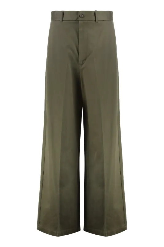 Virgin Wool Wide-Leg Trousers sold by Lord & Taylor