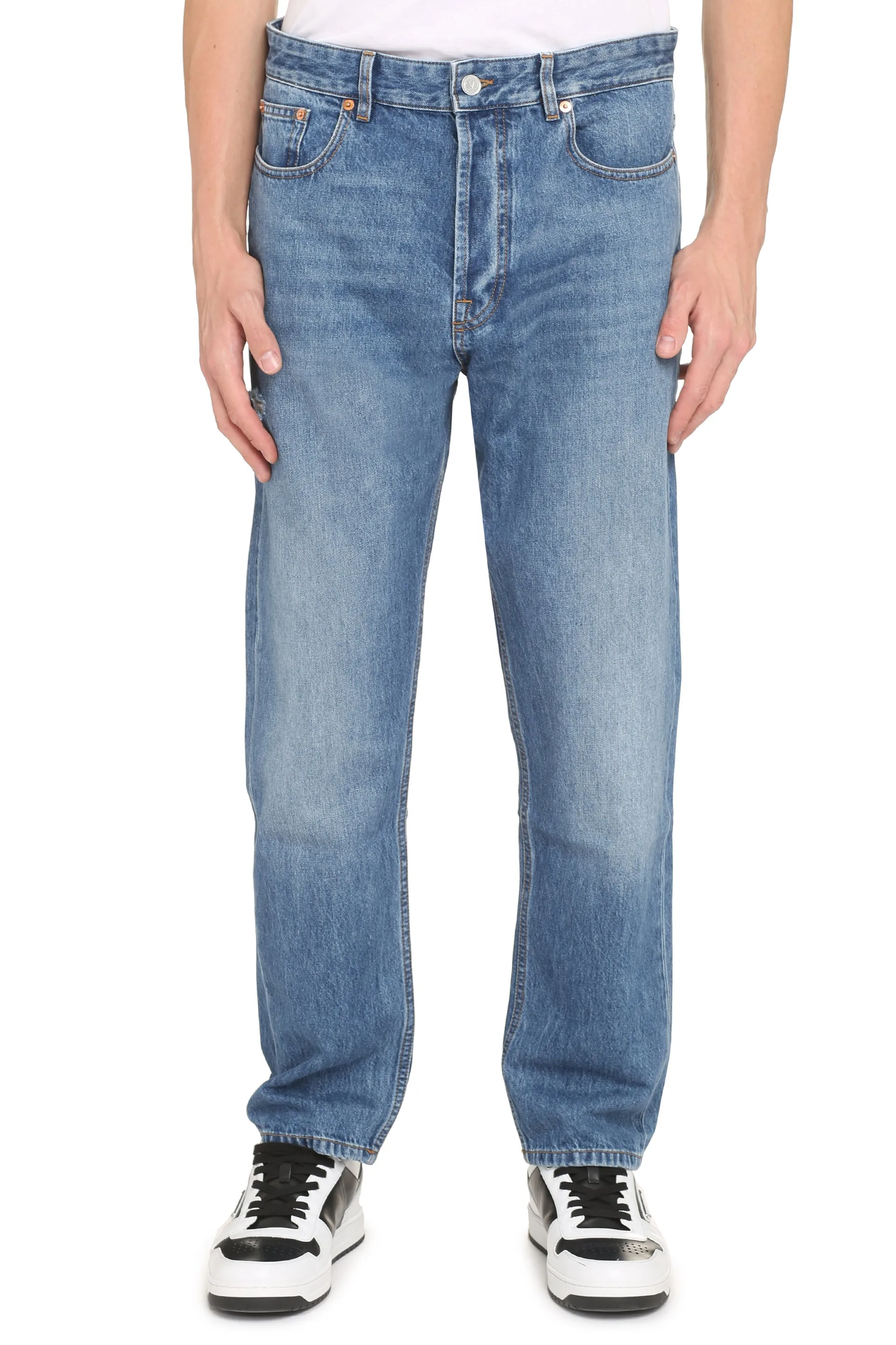5-Pocket Straight-Leg Jeans sold by Lord & Taylor product image thumbnail 3