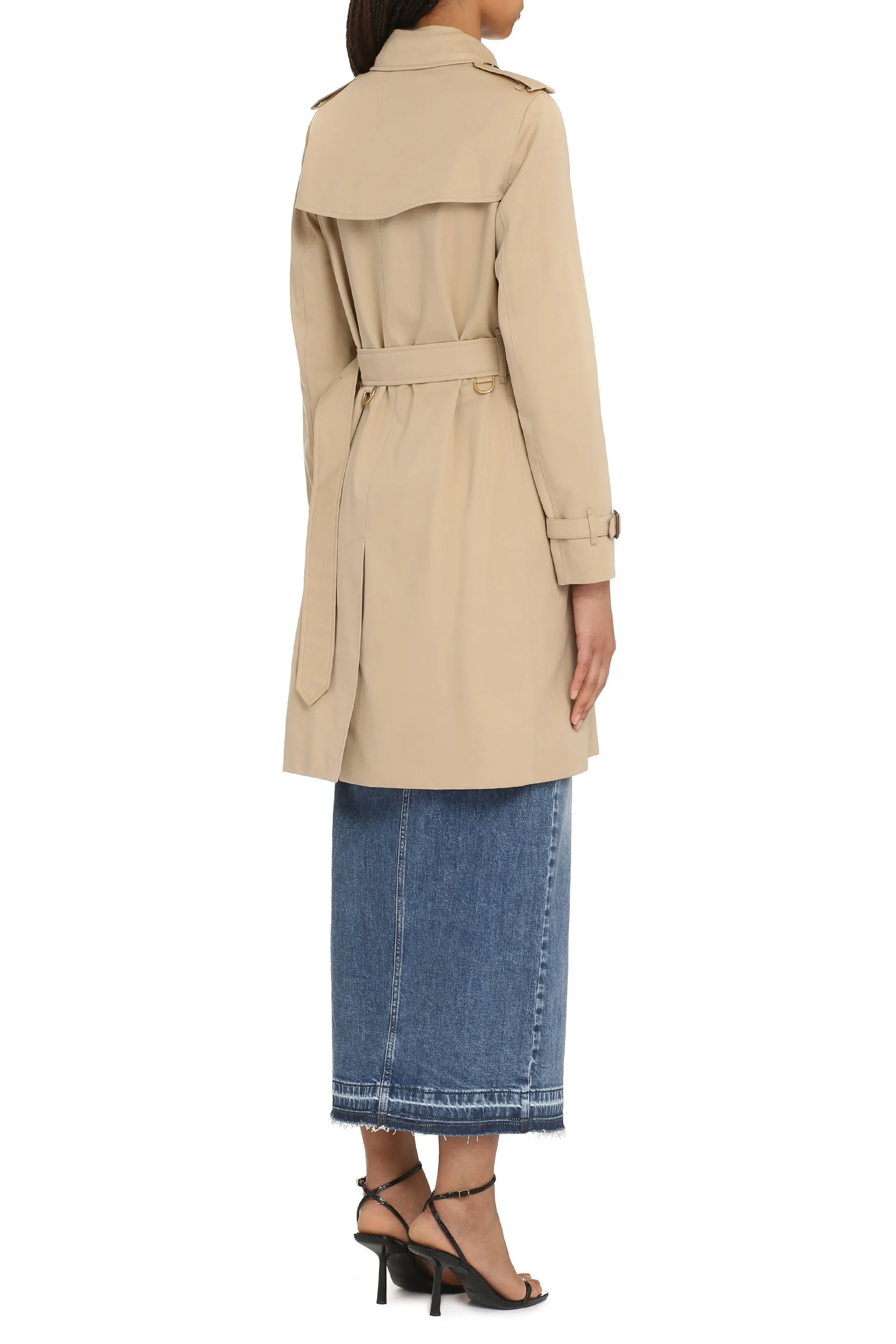 Beige Cotton Trench Coat sold by Lord & Taylor product image thumbnail 4