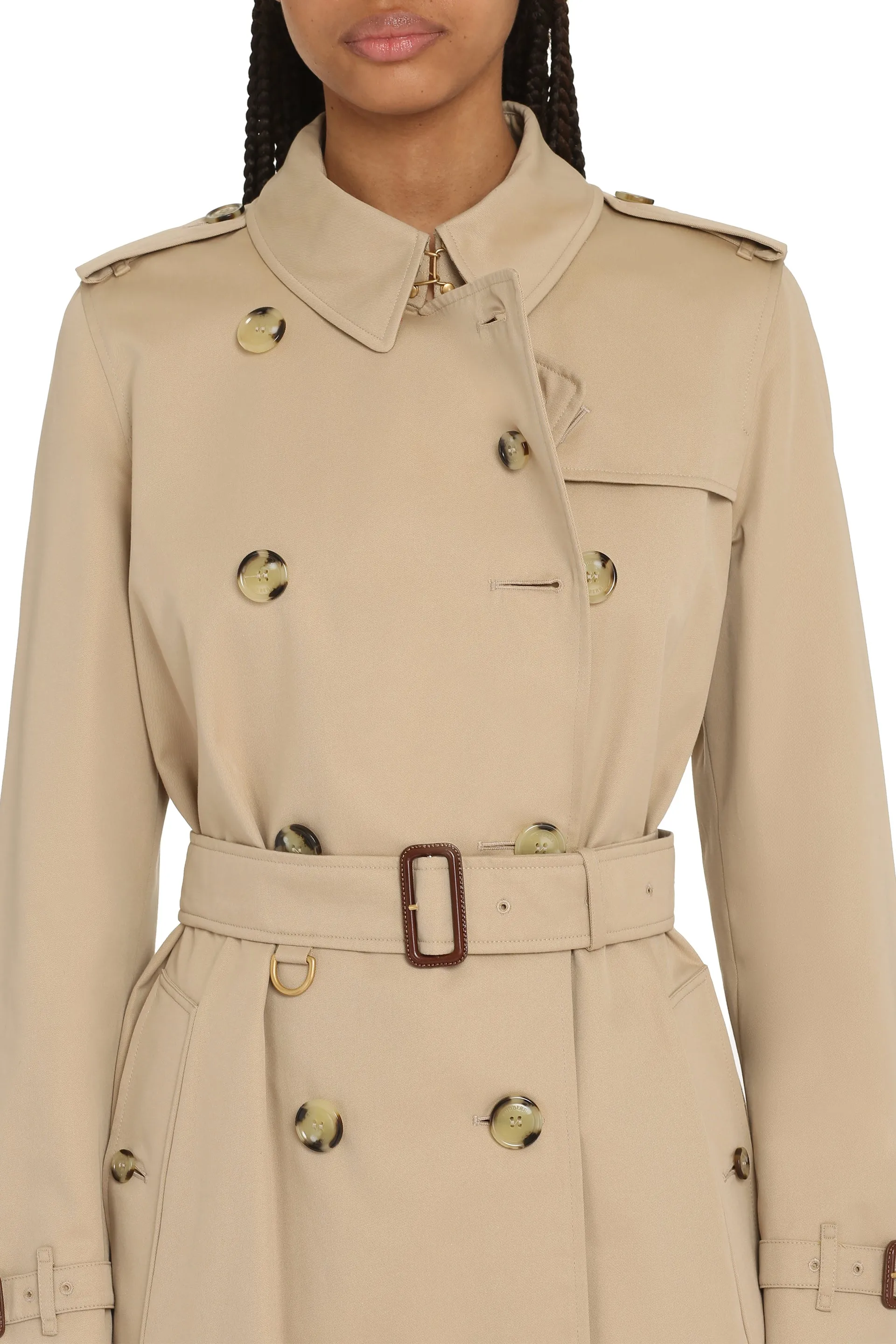 Beige Cotton Trench Coat sold by Lord & Taylor product image thumbnail 5