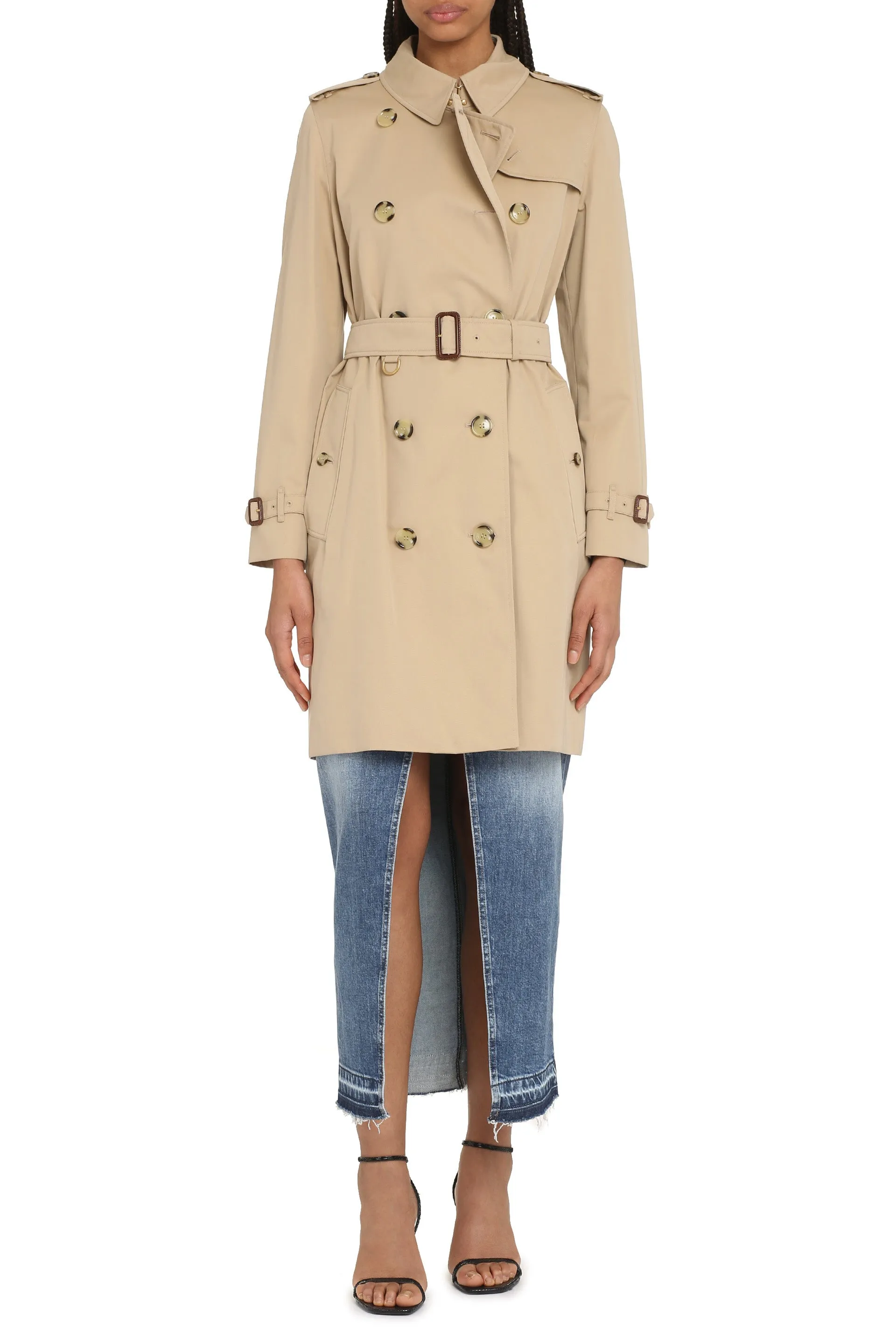 Beige Cotton Trench Coat sold by Lord & Taylor product image thumbnail 3