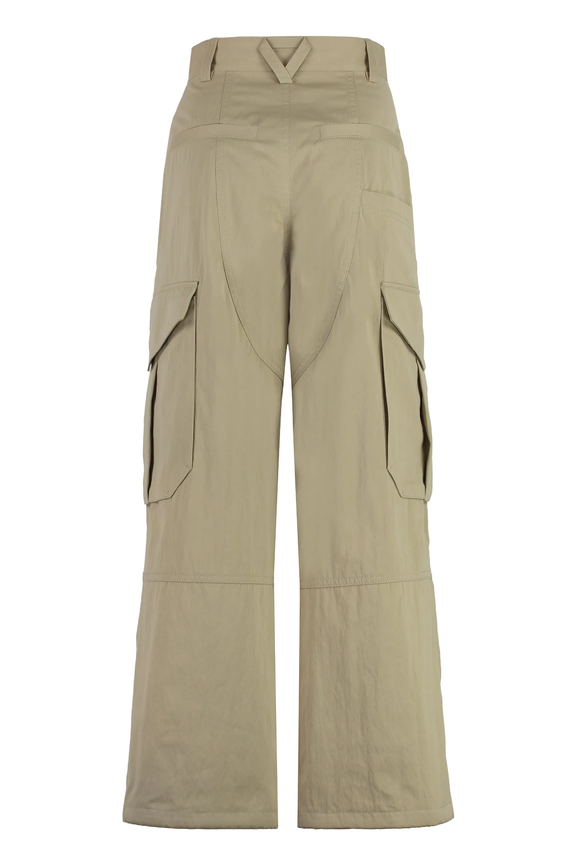Beige Cotton Cargo Trousers sold by Lord & Taylor product image thumbnail 2