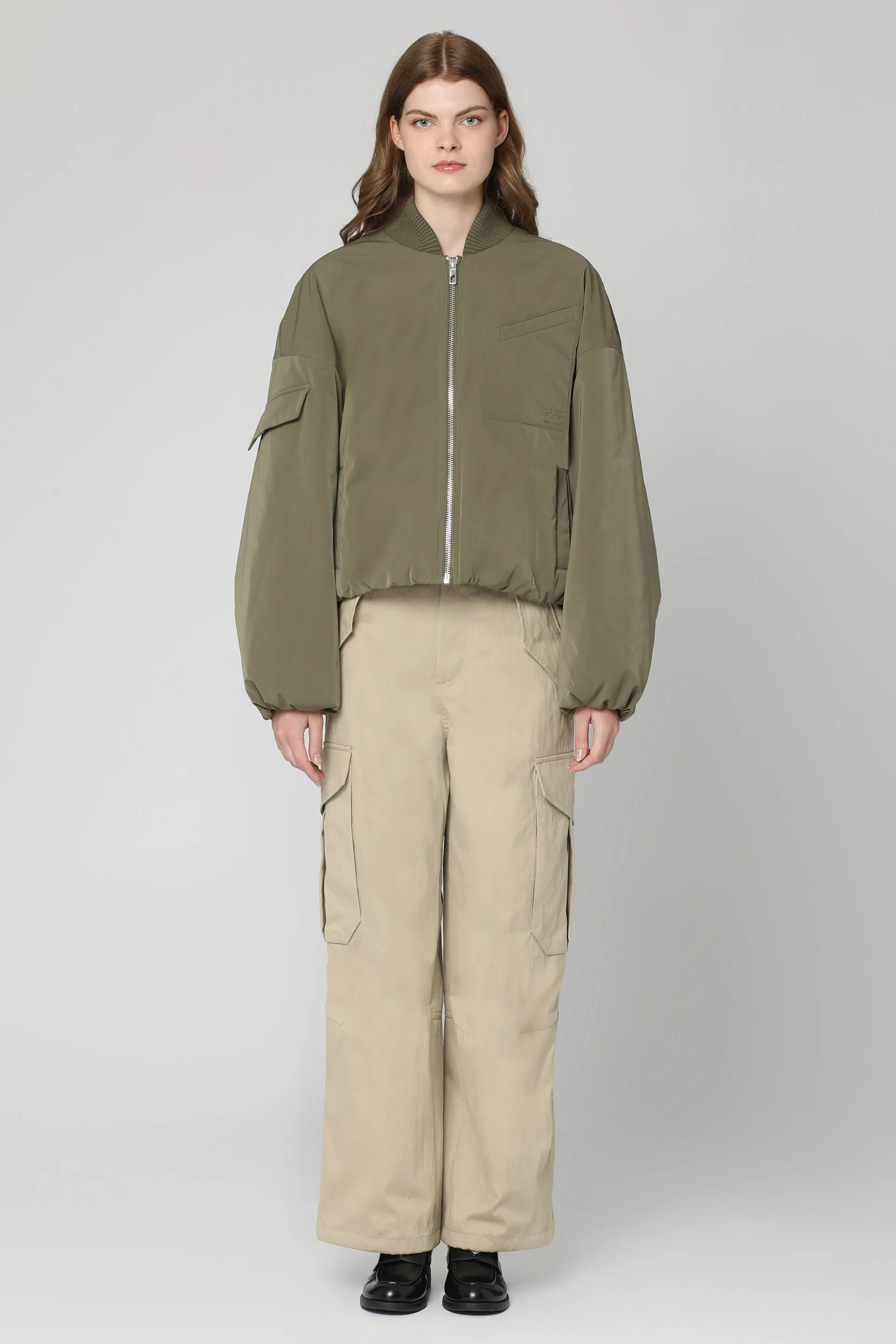 Beige Cotton Cargo Trousers sold by Lord & Taylor product image thumbnail 3