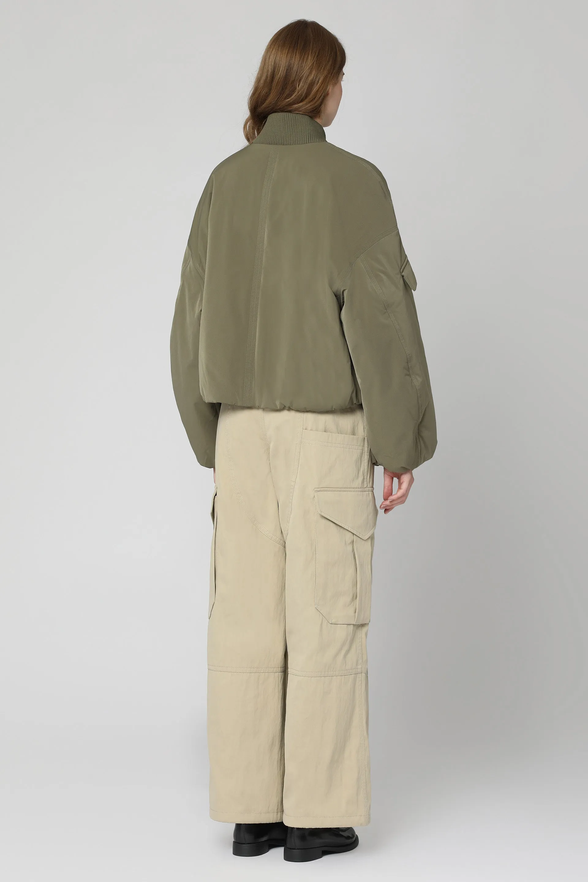 Beige Cotton Cargo Trousers sold by Lord & Taylor product image thumbnail 4