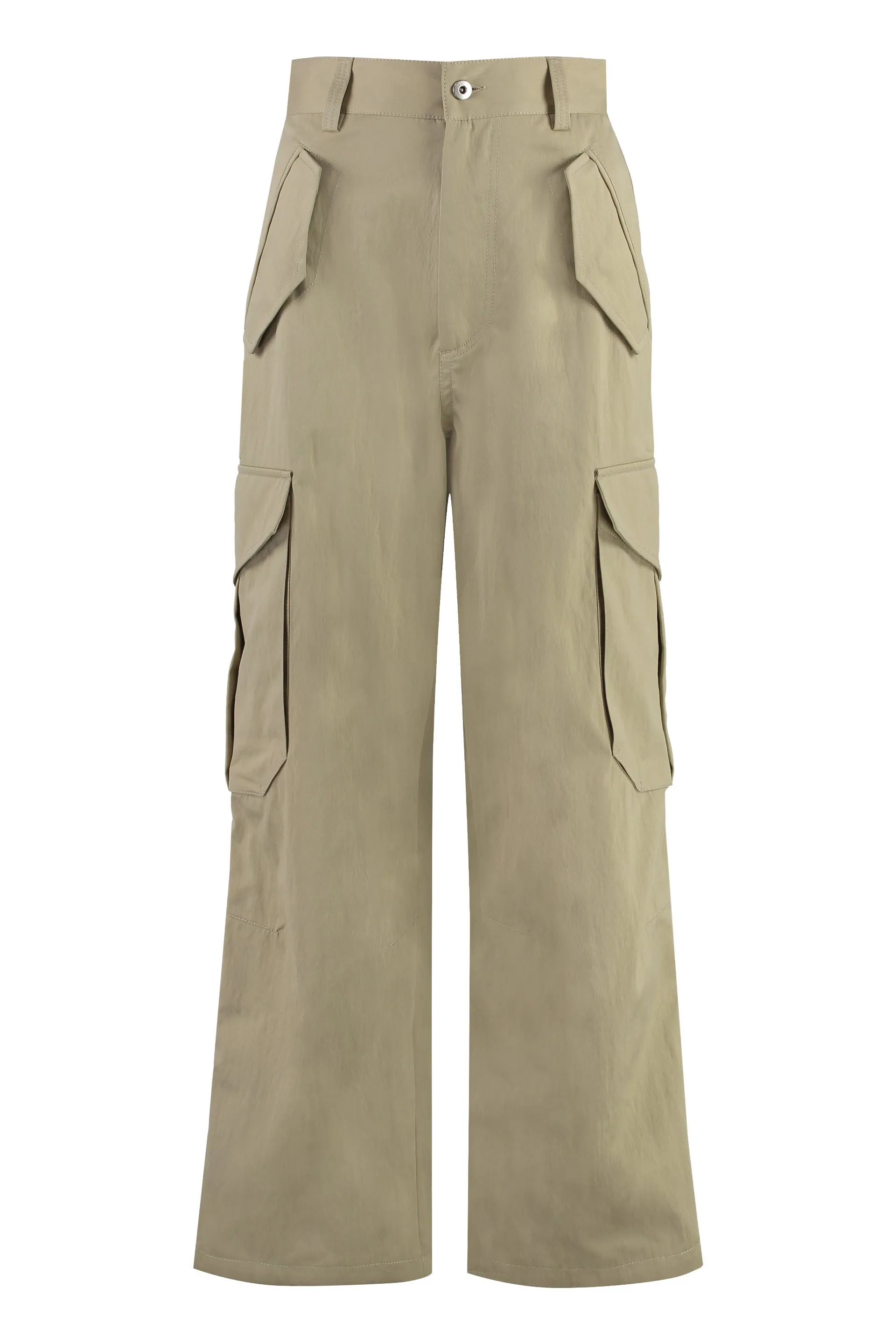 Beige Cotton Cargo Trousers sold by Lord & Taylor