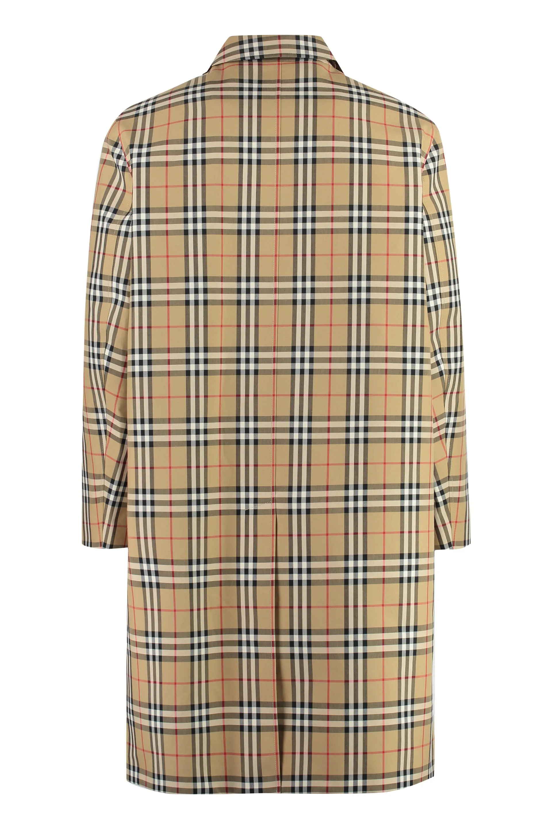 Checked Cotton Trench Coat sold by Lord & Taylor product image thumbnail 2