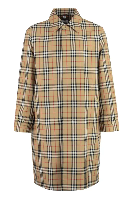 Checked Cotton Trench Coat sold by Lord & Taylor