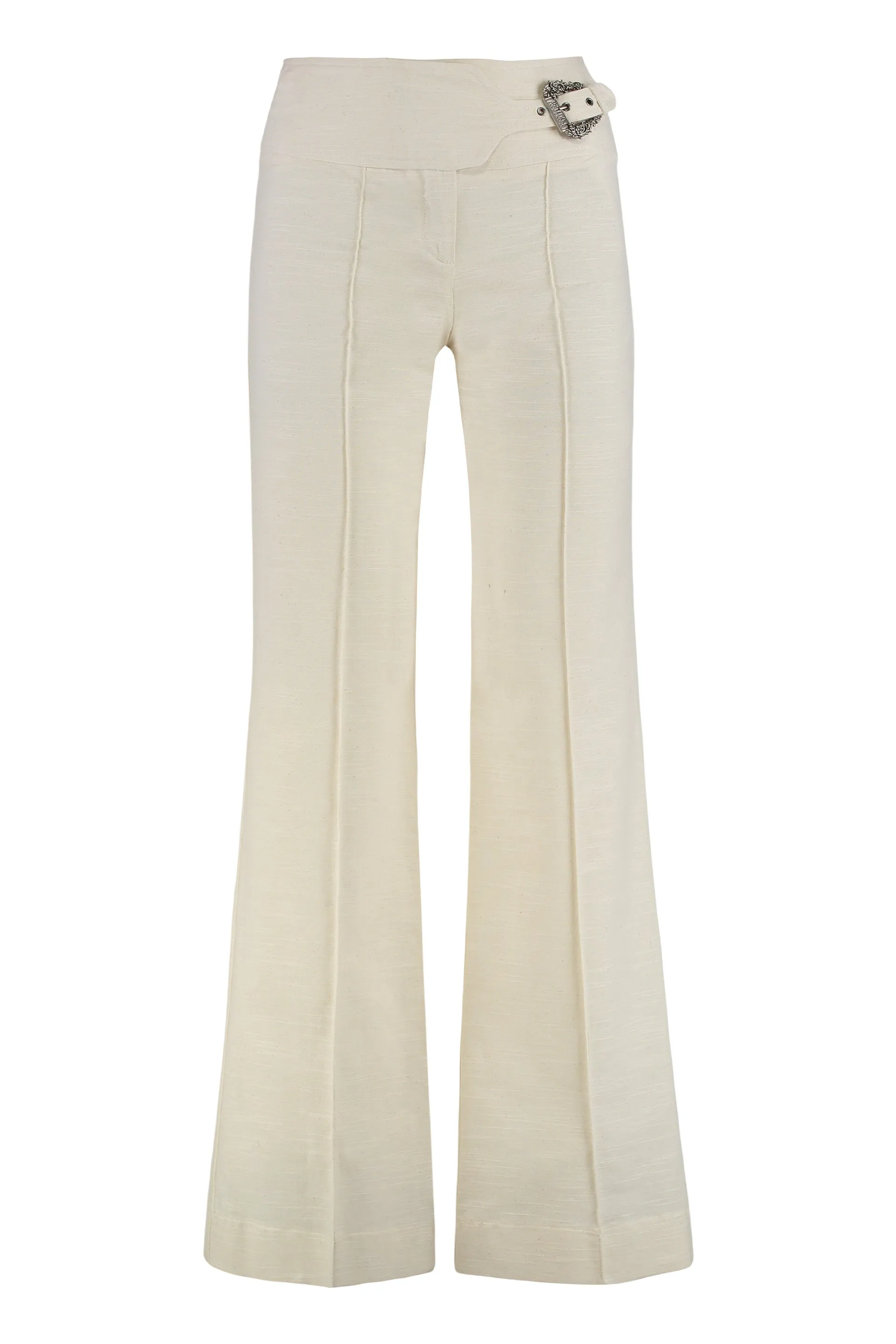 Straight-Leg Cotton Trousers sold by Lord & Taylor