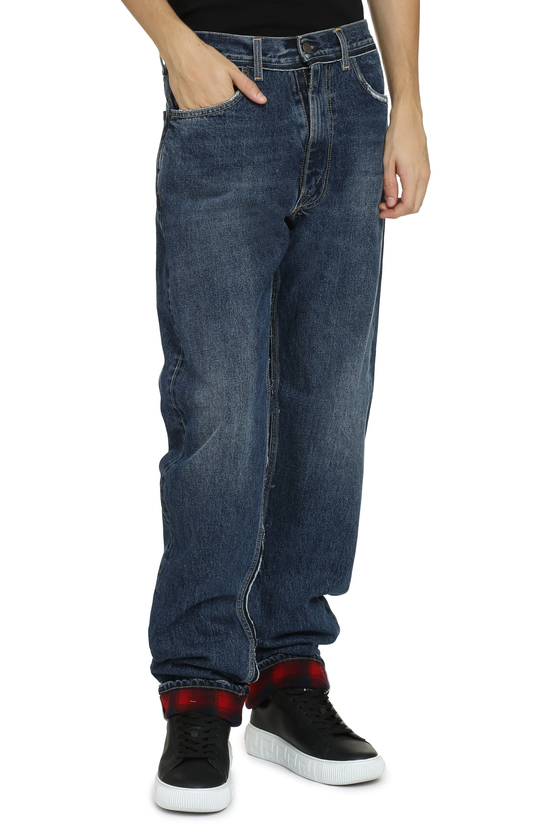 5-Pocket Straight-Leg Jeans sold by Lord & Taylor product image thumbnail 3