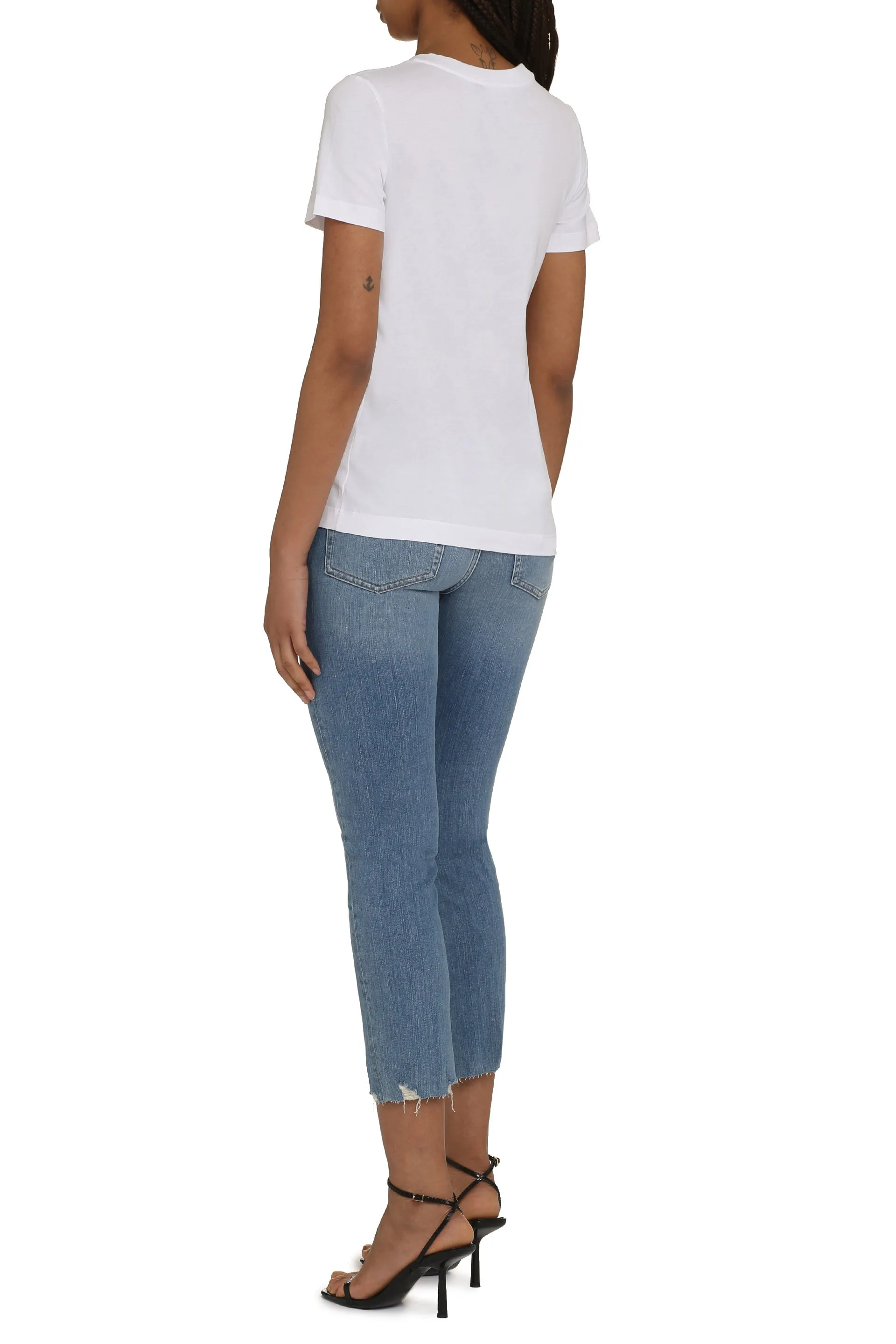 Cotton Crew-Neck T-Shirt sold by Lord & Taylor product image thumbnail 4