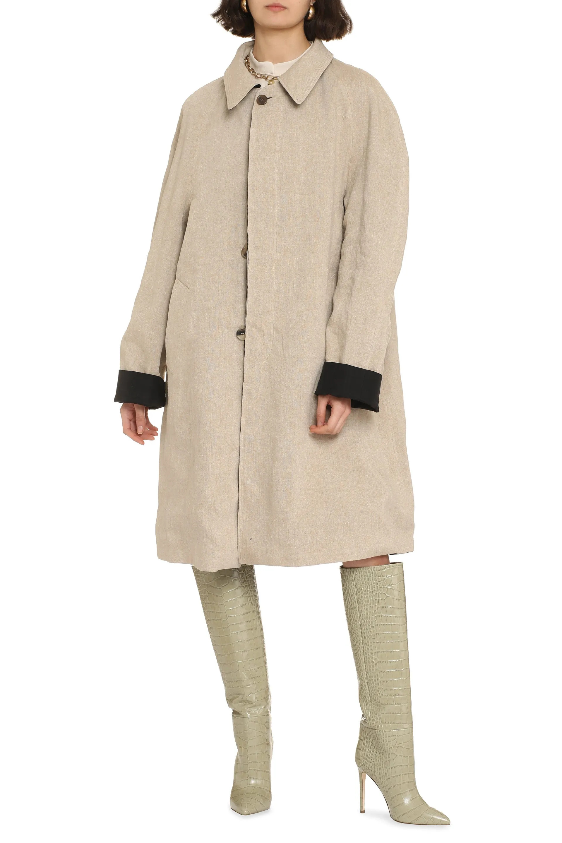 Reversible Trench Coat sold by Lord & Taylor product image thumbnail 3