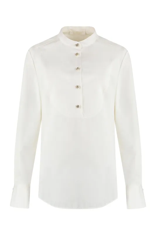Ivory Cotton Poplin Shirt sold by Lord & Taylor
