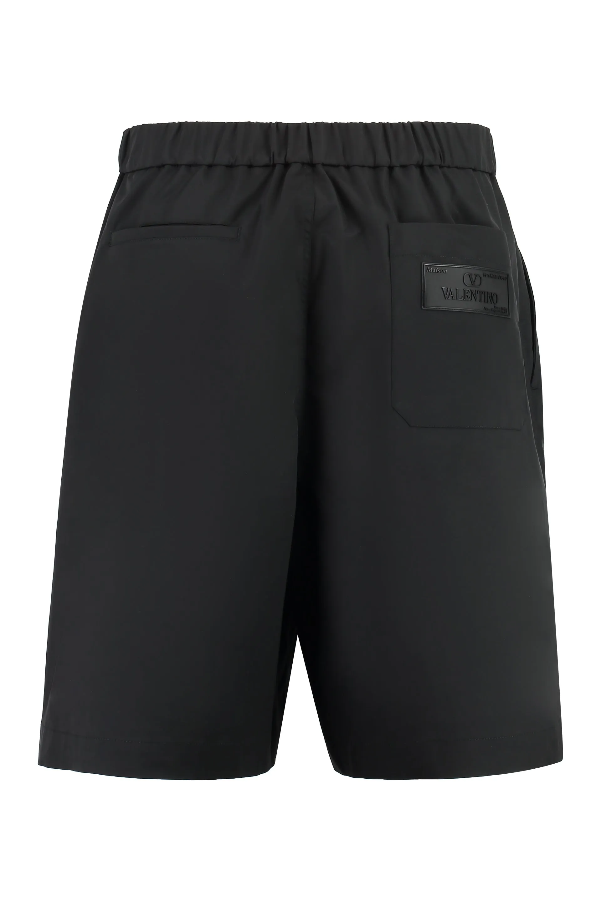 Black Nylon Bermuda Shorts sold by Lord & Taylor product image thumbnail 2