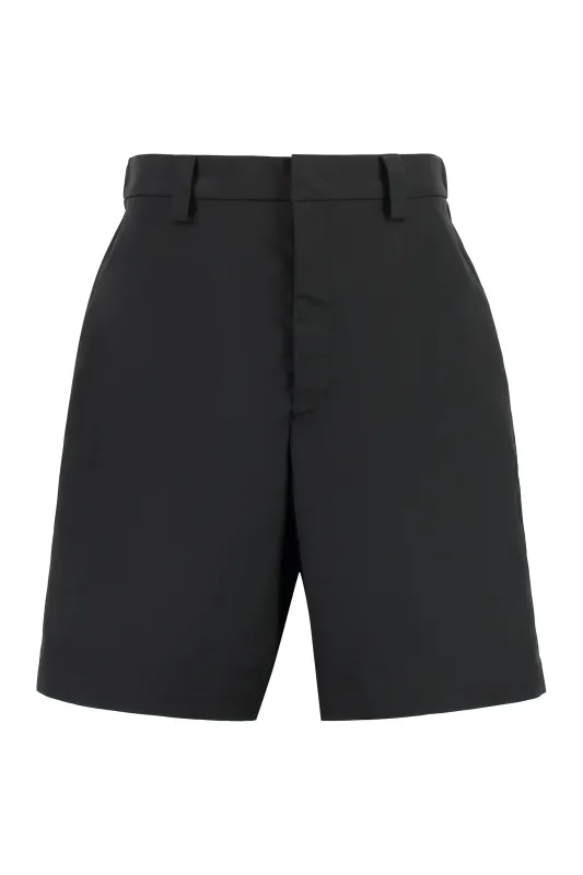 Black Nylon Bermuda Shorts sold by Lord & Taylor