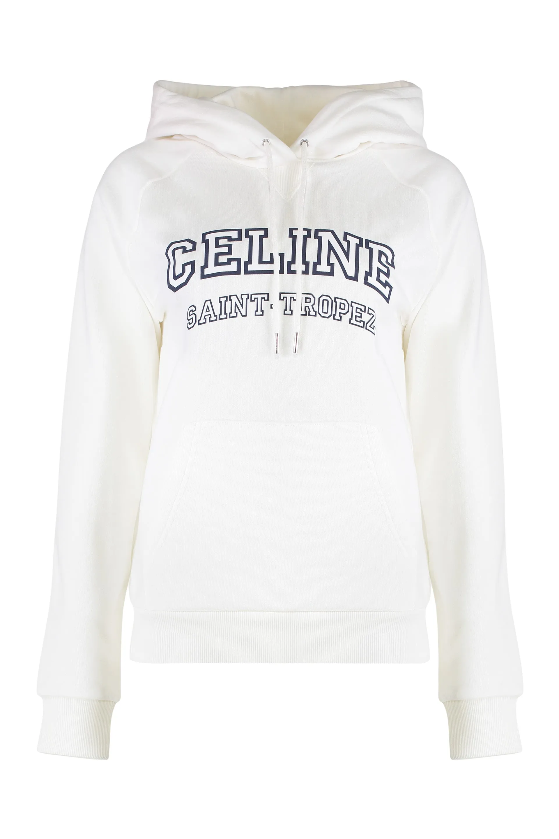 White Cotton Hoodie sold by Lord & Taylor