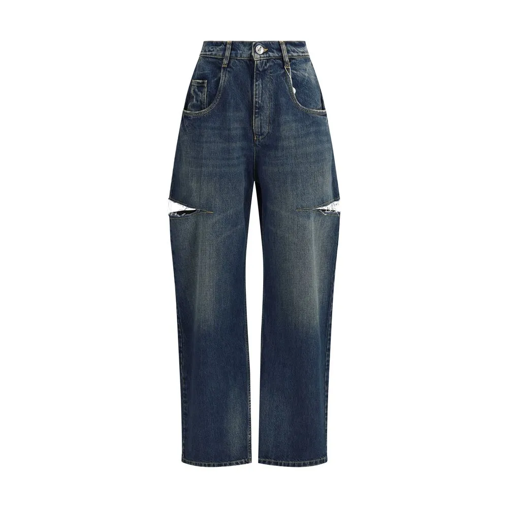 Denim Jeans with Cut-Out Detail sold by Lord & Taylor