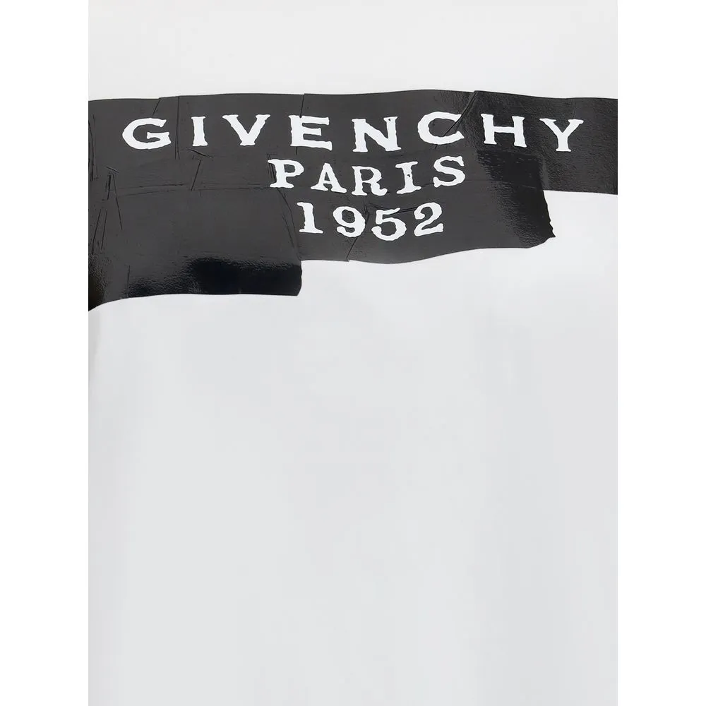 Cotton T-shirt with print black givenchy tape sold by Lord & Taylor product image thumbnail 3