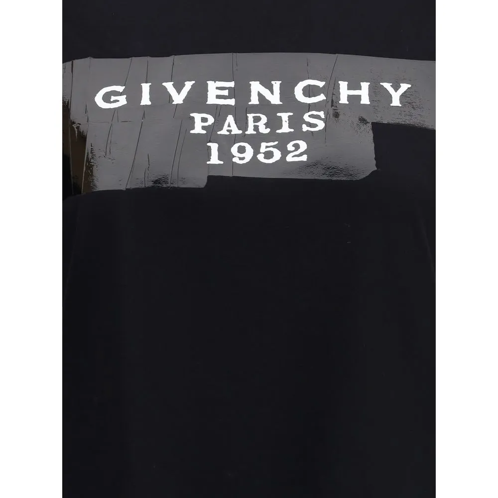 Cotton T-shirt with print black givenchy tape sold by Lord & Taylor product image thumbnail 3