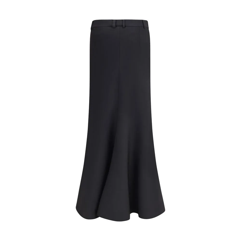 Godet Maxi Skirt in virgin wool sold by Lord & Taylor product image thumbnail 2
