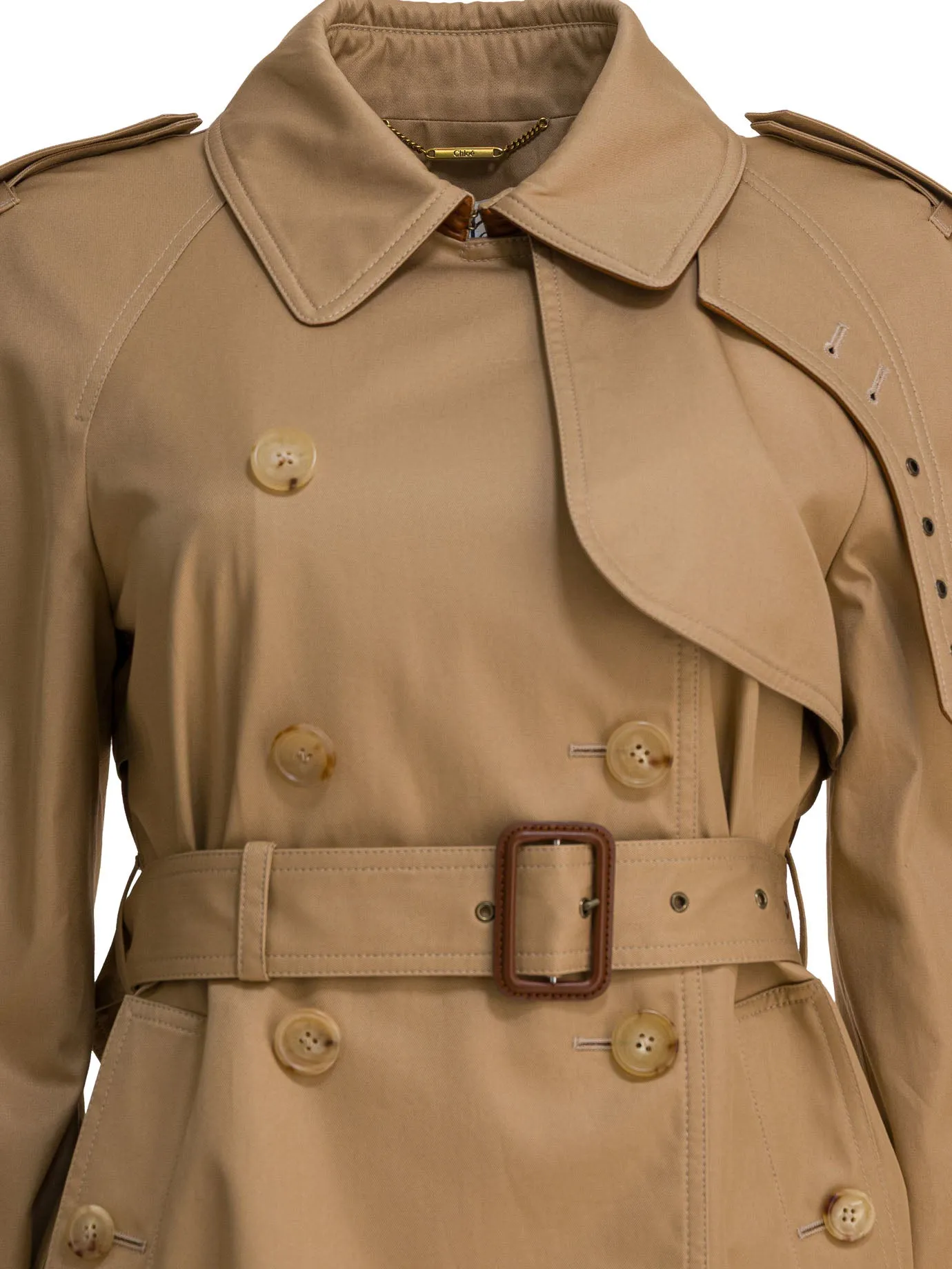 SHORT COTTON GABARDINE TRENCH COAT sold by Lord & Taylor product image thumbnail 3