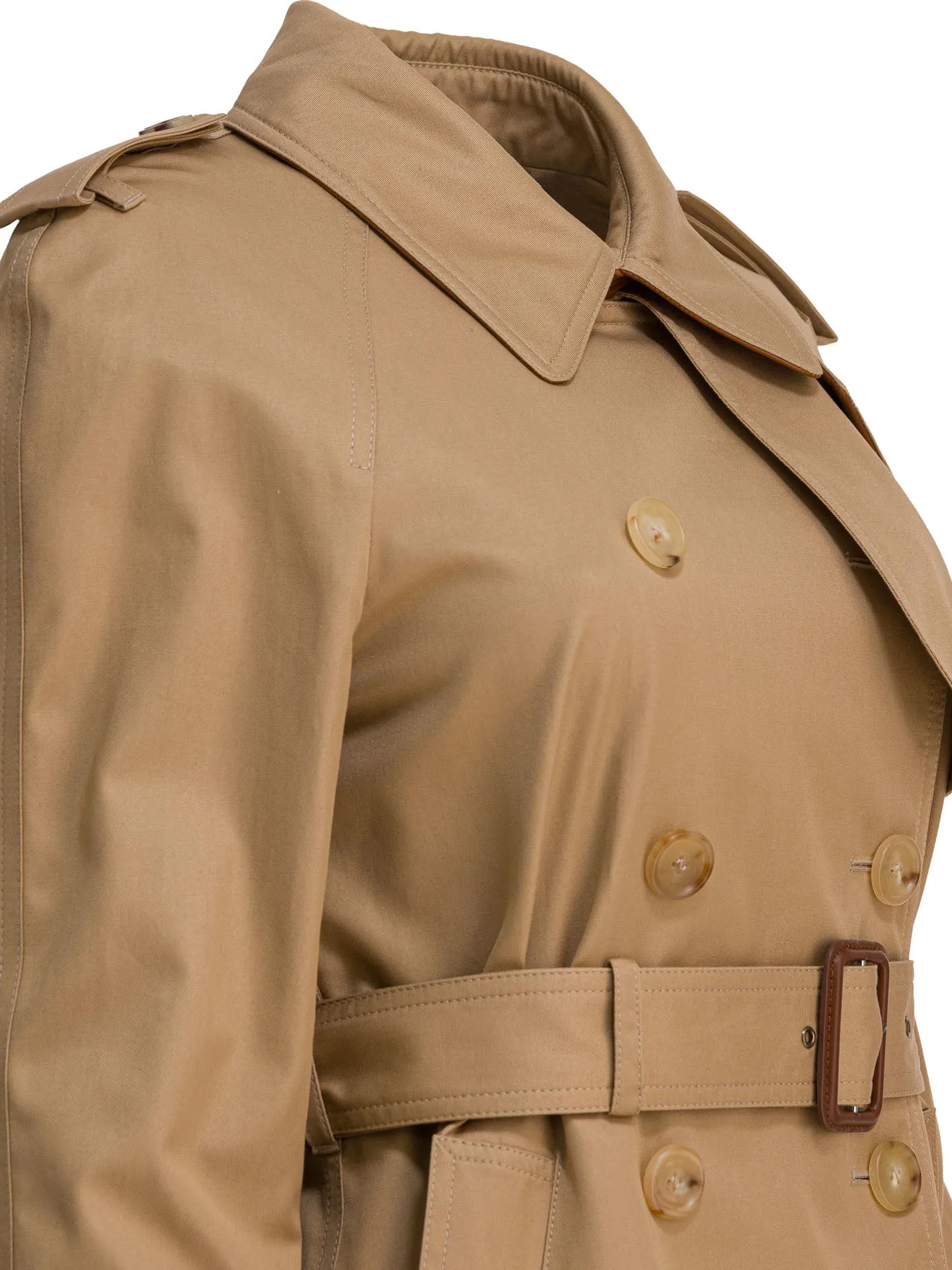 SHORT COTTON GABARDINE TRENCH COAT sold by Lord & Taylor product image thumbnail 4