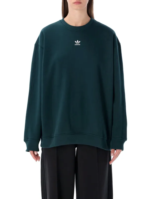 ADIDAS ORIGINALS ESSENTIALS OVERSIZED FLEECE CREWNECK sold by Lord & Taylor