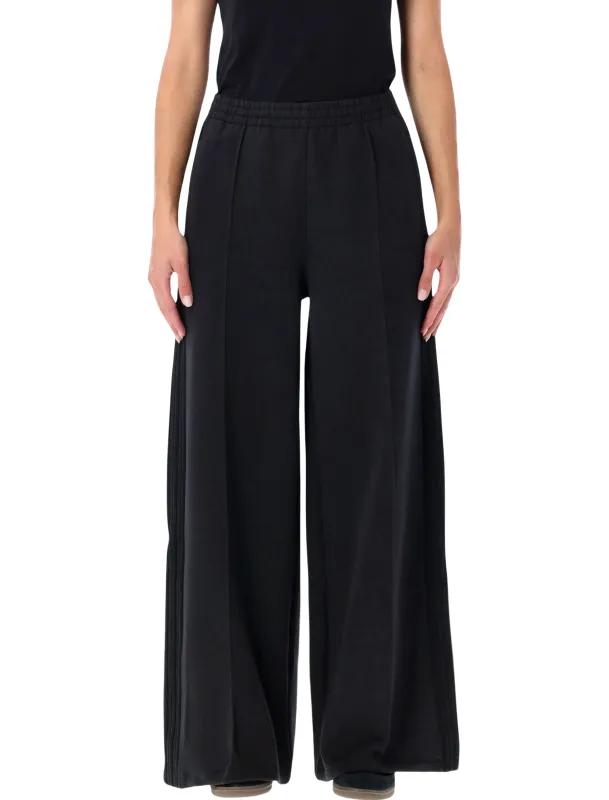 ADIDAS ORIGINALS BLACK SPACER 3-STRIPES TRACK PANTS sold by Lord & Taylor