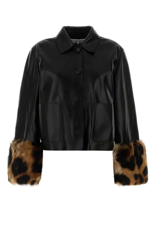 BLACK LEATHER JACKET sold by Lord & Taylor