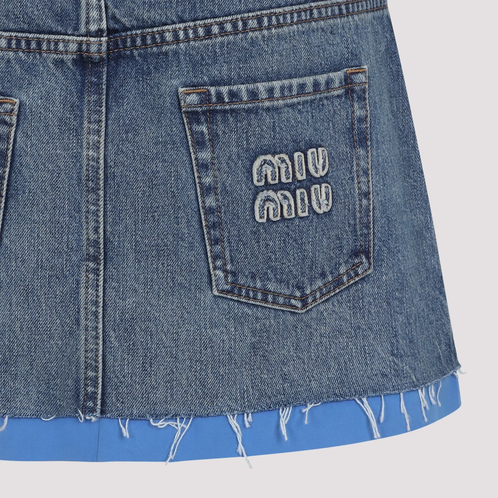 DENIM MINI SKIRT sold by Lord & Taylor product image thumbnail 4
