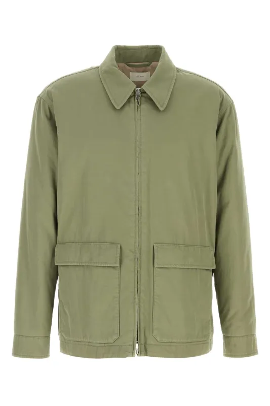 SAGE GREEN COTTON BLEND JUSTO JACKET sold by Lord & Taylor