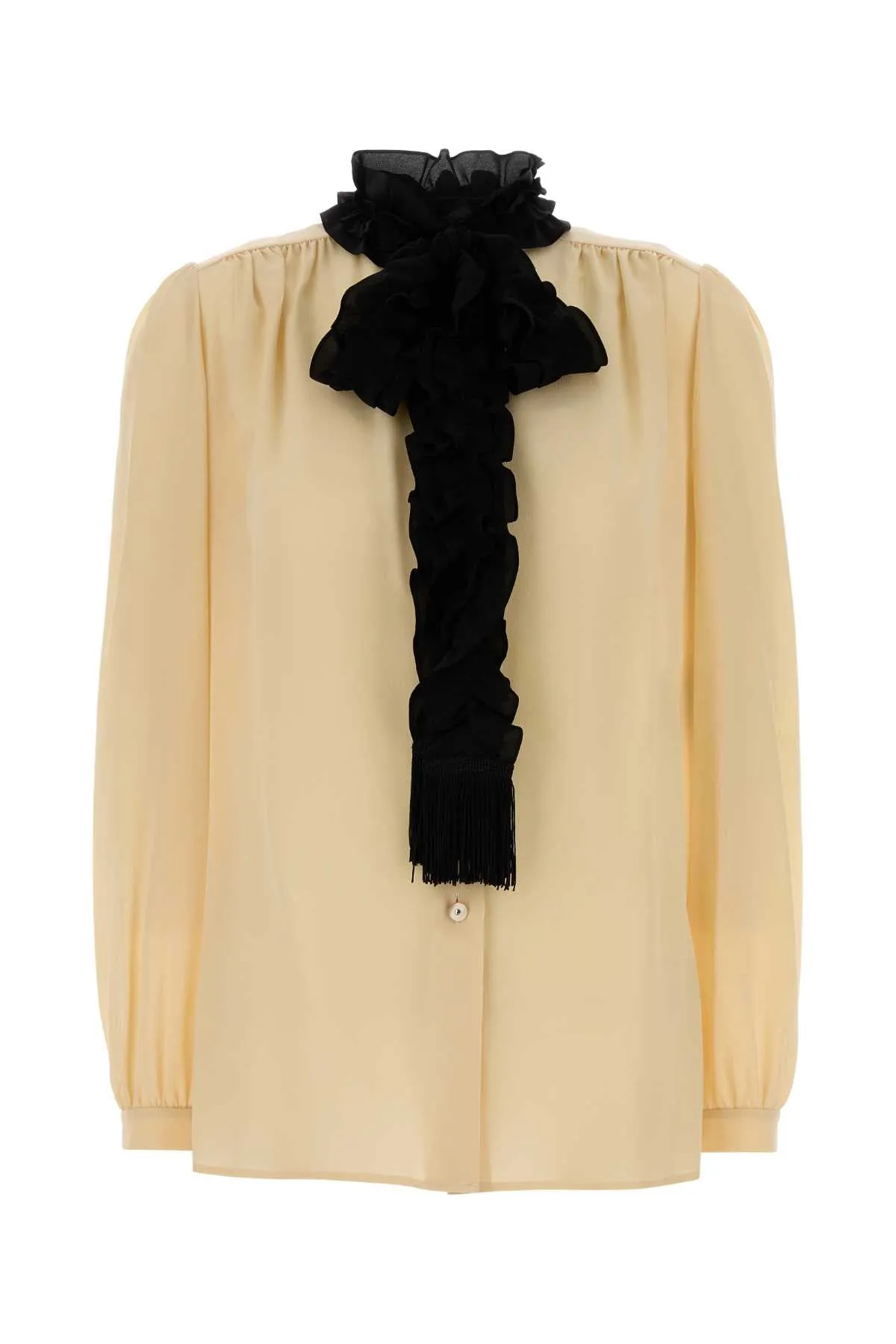 YELLOW SILK SHIRT sold by Lord & Taylor